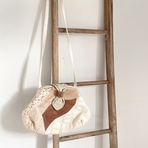 Leather Patch Crossbody